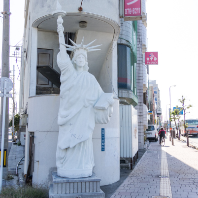 自由の女神が鎮座