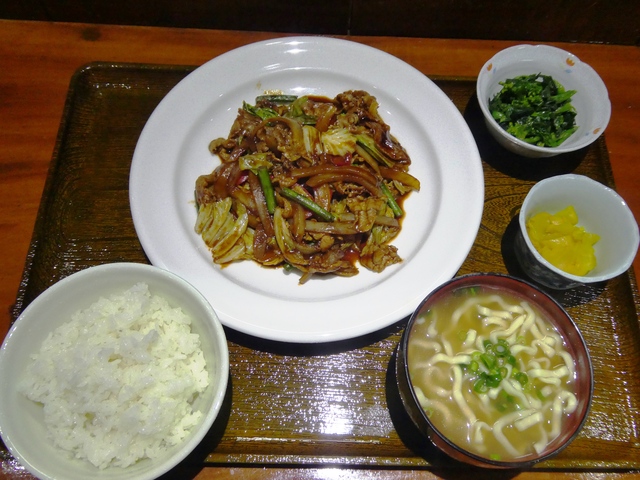 ホイコーロー定食