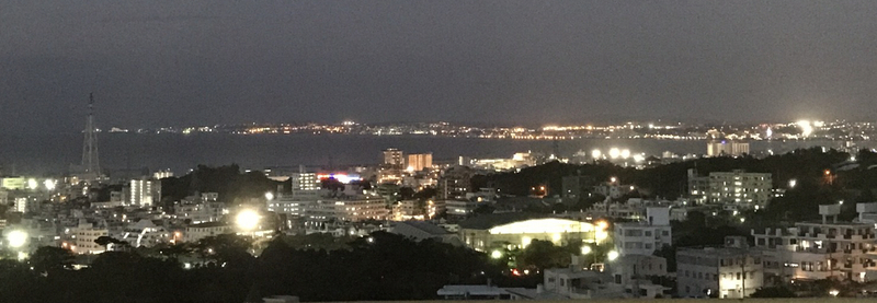 浦添市役所　展望台からの景色