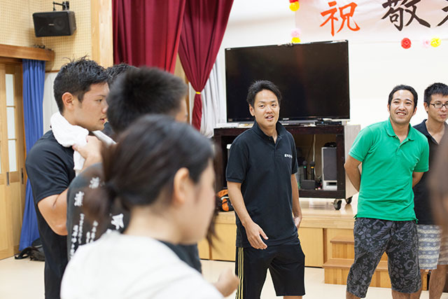 浦西青年会 会長 田名さん