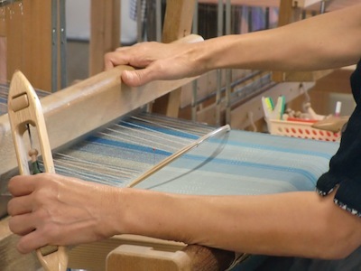 浦添織り製作風景 浦添織り製作風景