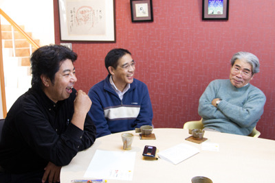 昔の通りを語る屋富祖通会メンバー 昔の通りを語る屋富祖通会メンバー