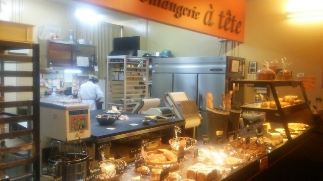 Boulangeria a teteの店内の写真です。